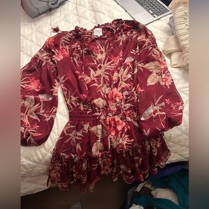 MISA long sleeve dress